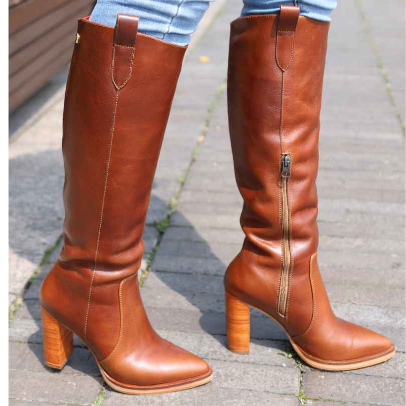 Bota en Cuero Alía Miel