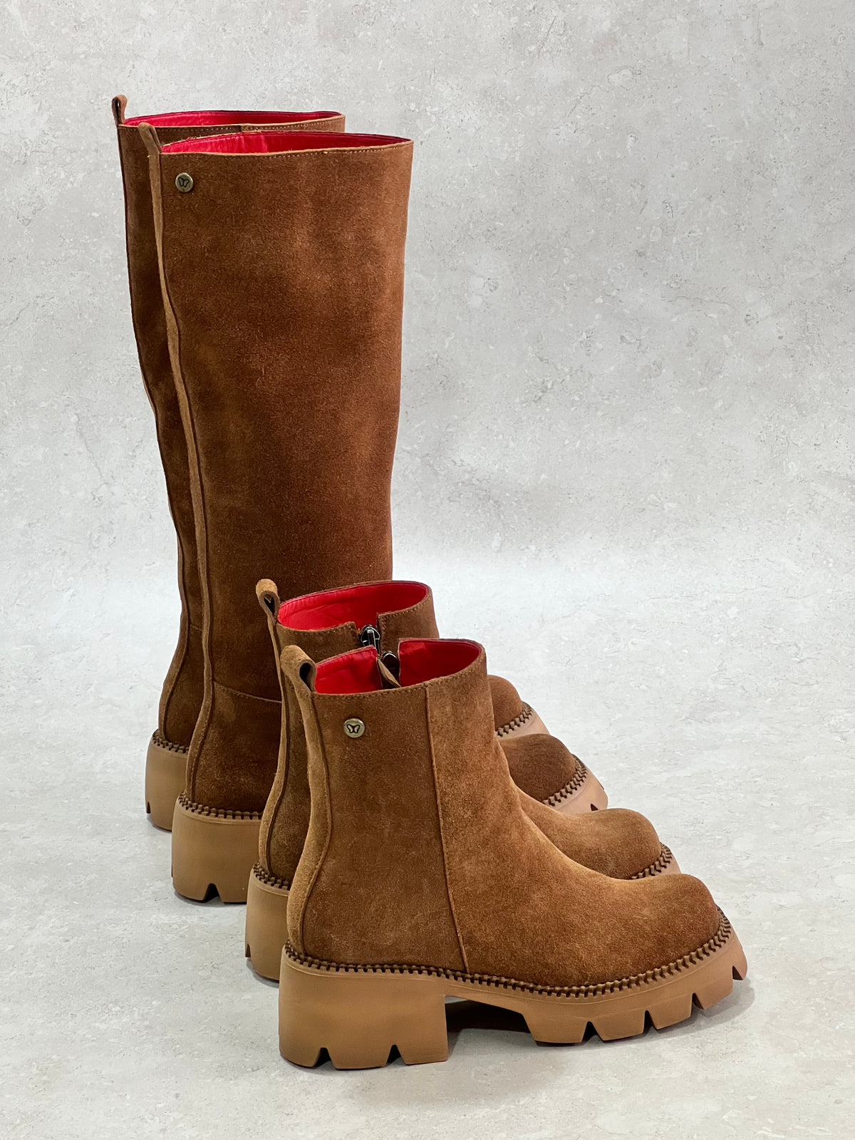 Bota en Cuero Sol miel
