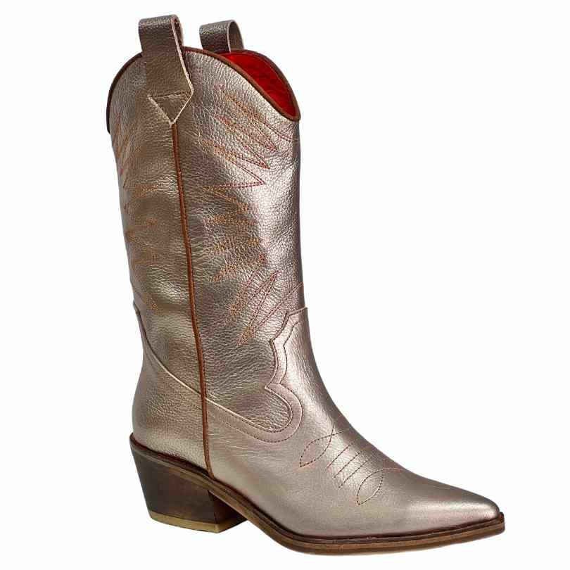 Botas Para Mujer Botín En Cuero Para Mujer TEXANA (Dama) JOSEFINA