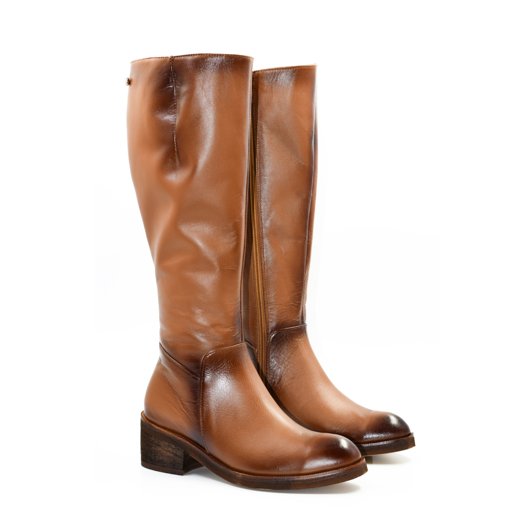 Bota en Cuero Maldonado Miel