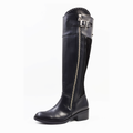 Bota en Cuero Nápoles Negro