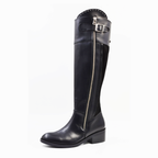 Bota en Cuero Nápoles Negro