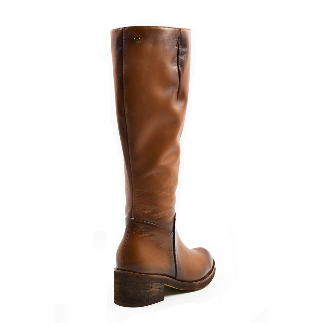 Bota en Cuero Maldonado Miel